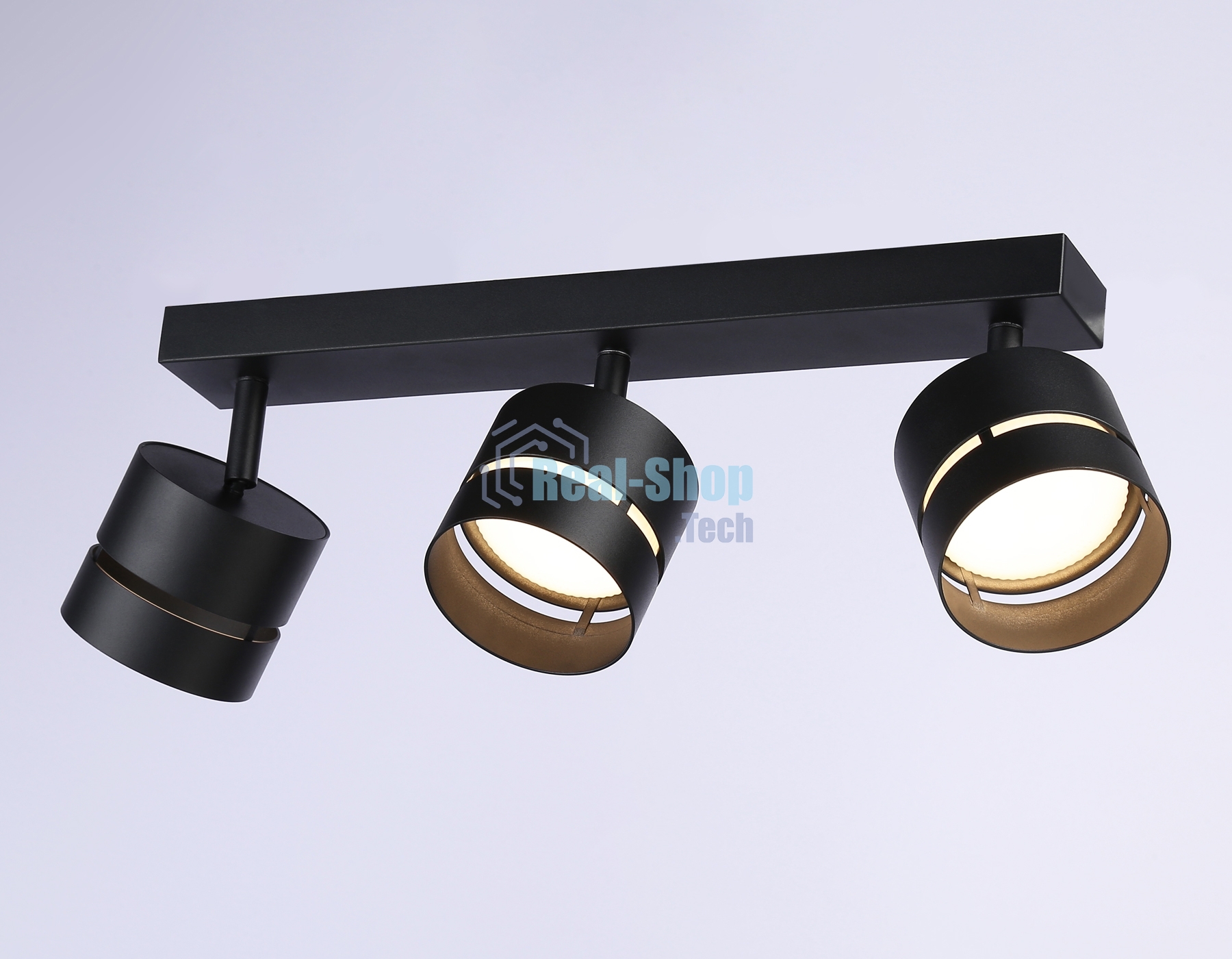 Светильник Ambrella light TN71064/3 BK черный GX53/3 max 12W 405*85*150