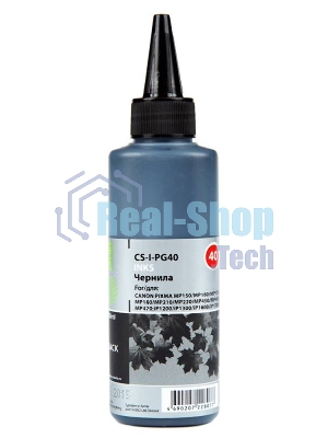 Чернила Cactus CS-I-PG40 черный (100мл) Canon PIXMA MP150/MP160/MP170/MP180/MP210
