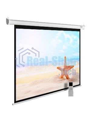 Экран Cactus 138x220 см MotoExpert CS-PSME-220x138-WT 16:10 настенно-потолочный рулонный белый (моторизованный привод)