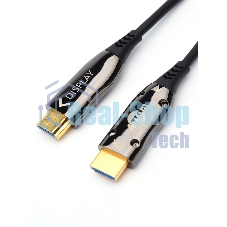Кабель HDMI 50 м (HIGH speed, Metal gold, Optical) 8K VER 2.1 Кабель HDMI 50 м (HIGH speed, Metal gold, Optical) 8K VER 2.1