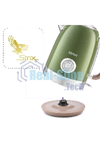 Чайник электрический Kitfort KT-6110 1.7л. 2200Вт зеленый (корпус: нержавеющая сталь)