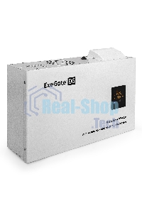 Стабилизатор напряжения ExeGate Master Turbo AVS-8000 (8000ВА, 100-265В, цветной дисплей, 220В±8%, КПД 98%, 5 уровней защиты, задержка, усиленный метал.корпус, клем.колодка+евророзетка, RTL)