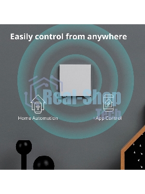 Выключатель умный Aqara Smart wall switch H1 ((with neutral, single rocker) WS-EUK03