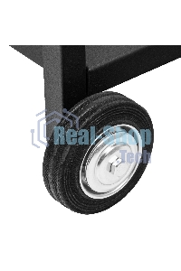 Мангал сварной на колесах, 662х390х152/805 мм, сталь 2 мм, кочерга в комплекте, Camping Palisad