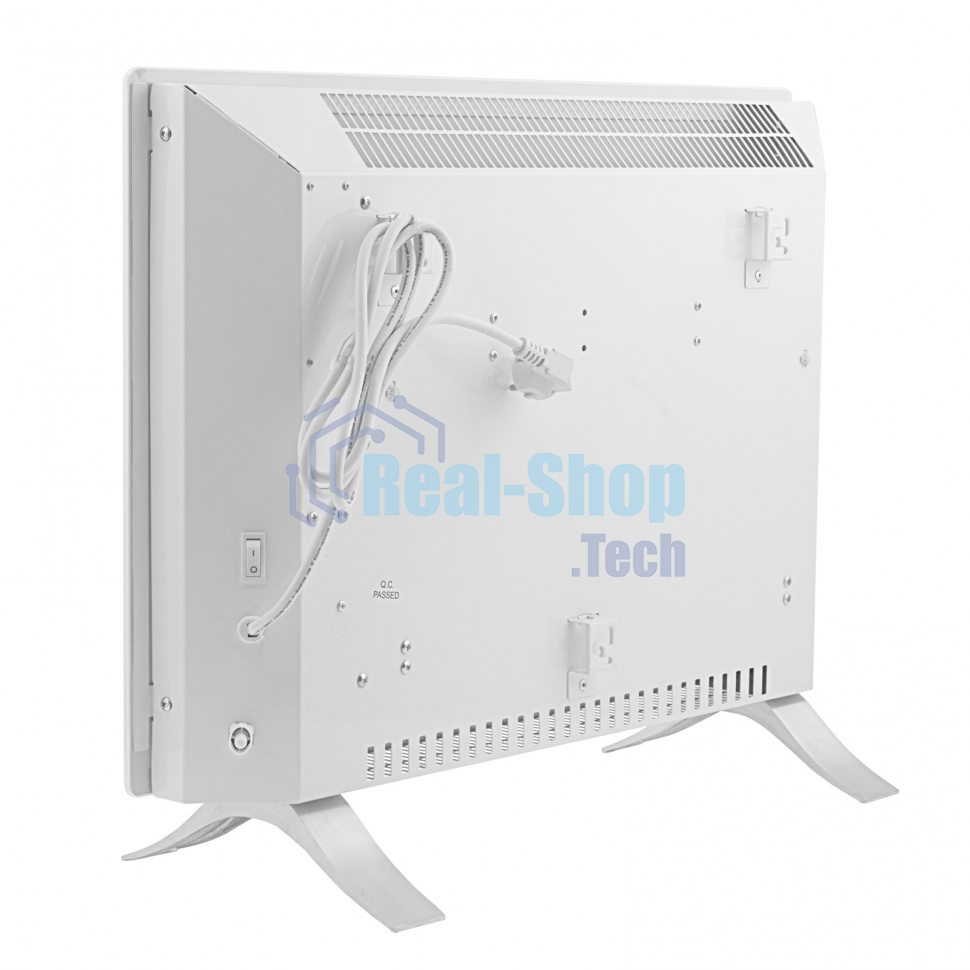 Конвектор Denzel OptiPrime-1500 белый, 1500 Вт, 20 м2, термостат, дисплей, WiFi