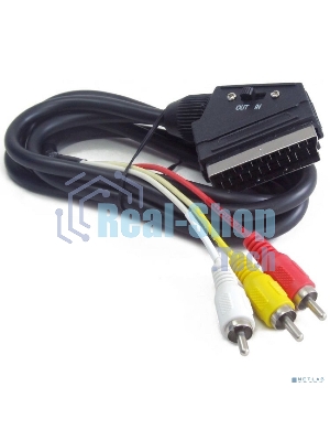 Кабель аудио/видео Gembird 1 x RCA x 3 (male)/1 x SCART (male), 1.8 м