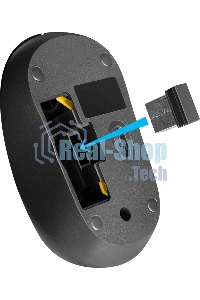 Мышь беспроводная Defender Hit MM-495 черный, 1600 dpi, радиоканал, USB, кнопки - 3