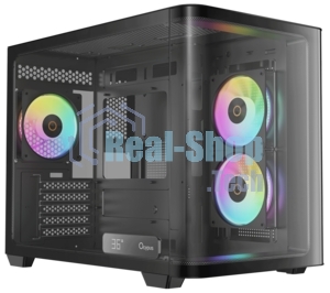 Компьютерный корпус Ocypus Iota C50 BK Curve ARGB Digital mATX без БП (Iota-C50-BKD300CD-GL)