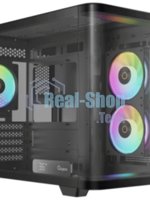 Компьютерный корпус Ocypus Iota C50 BK Curve ARGB Digital mATX без БП (Iota-C50-BKD300CD-GL)