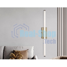 Настенный светодиодный светильник Ambrella light FL6113 CF кофе 9W 3000K-6400K 410*45*080