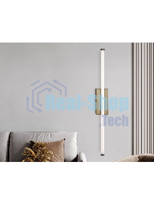 Настенный светодиодный светильник Ambrella light FL6113 CF кофе 9W 3000K-6400K 410*45*080