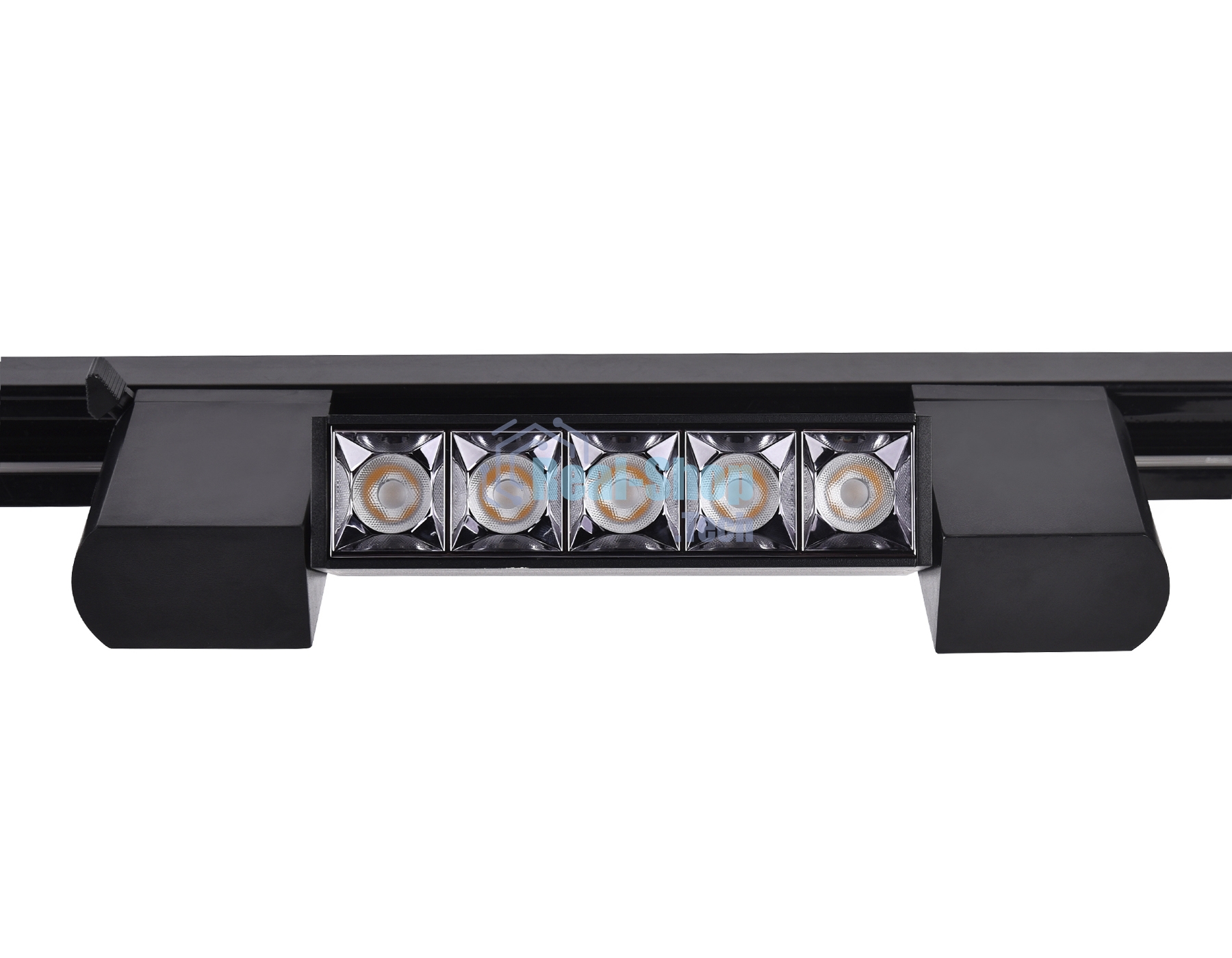 Трековый однофазный светодиодный светильник Ambrella light GL6688 BK черный LED 6W 4200K 24°