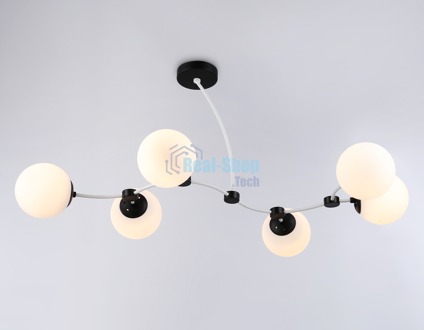 Светитльник Ambrella Light TR2552/6 WH/BK белый/черный E27/6 max 60W 1160*600*450