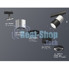 Светильник Ambrella light XT7402070 SBK/PSL/PBK черный песок/серебро полированное/черный полированный MR16 GU5.3