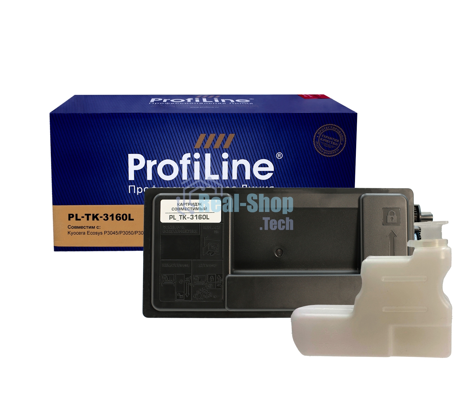 Картридж PL-TK-3160L для принтеров Kyocera Ecosys P3045/P3050/P3055/P3060 25000 копий ProfiLine