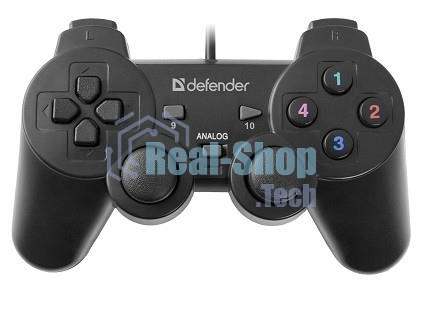 Геймпад Defender Omega USB, Проводной геймпад, 12 кнопок, 2 стика