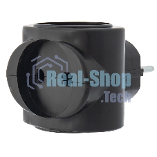 Тройник электрический Rexant биметалл 220 В 6 А черный