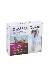 Прибор для ухода за кожей Galaxy Line GL 4960, белый, 2 скорости, 45 минут непрерывной работы, защита от водяных брызг и струй воды с любого направления, 4 основных и 2 дополнительные насадки, индикаторы работы и зарядки