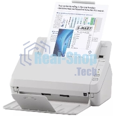 Сканер Fujitsu/Ricoh SP-1130N (PA03811-B021), (А4, 30/60 стр. в мин. двусторонний, ADF 50 листов), белый