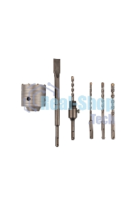 Набор для установки подрозетников Kranz SDS PLUS, 5 предметов