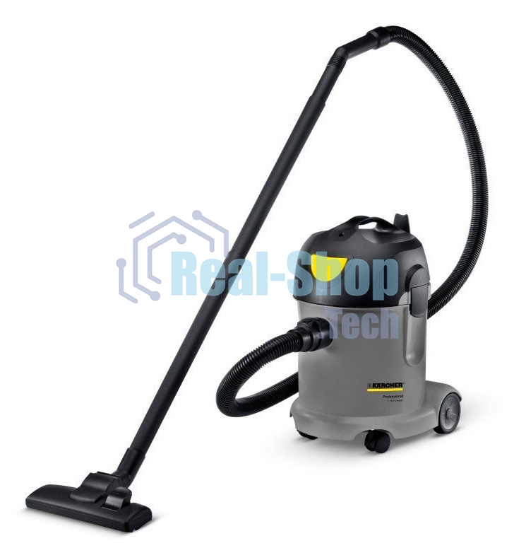 Пылесос Karcher T 14/1 Classic серый/желтый, 240/1600 Вт, уборка сухая, пылесборник мешок 14 л