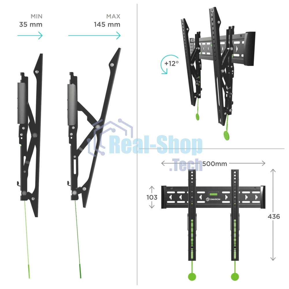Кронштейн ONKRON SN14 для телевизора 32