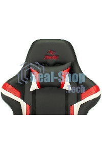 Кресло игровое ZOMBIE Z4, на колесиках, искусственная кожа, черный/красный (viking zombie z4 red)