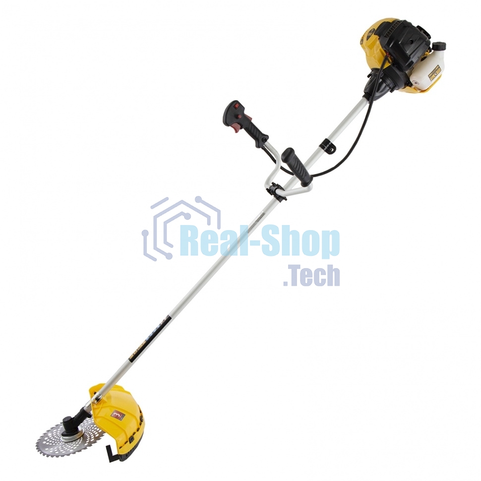 Триммер бензиновый Denzel DTL-43, 43 см3, неразъемная штанга, состоит из 2 частей