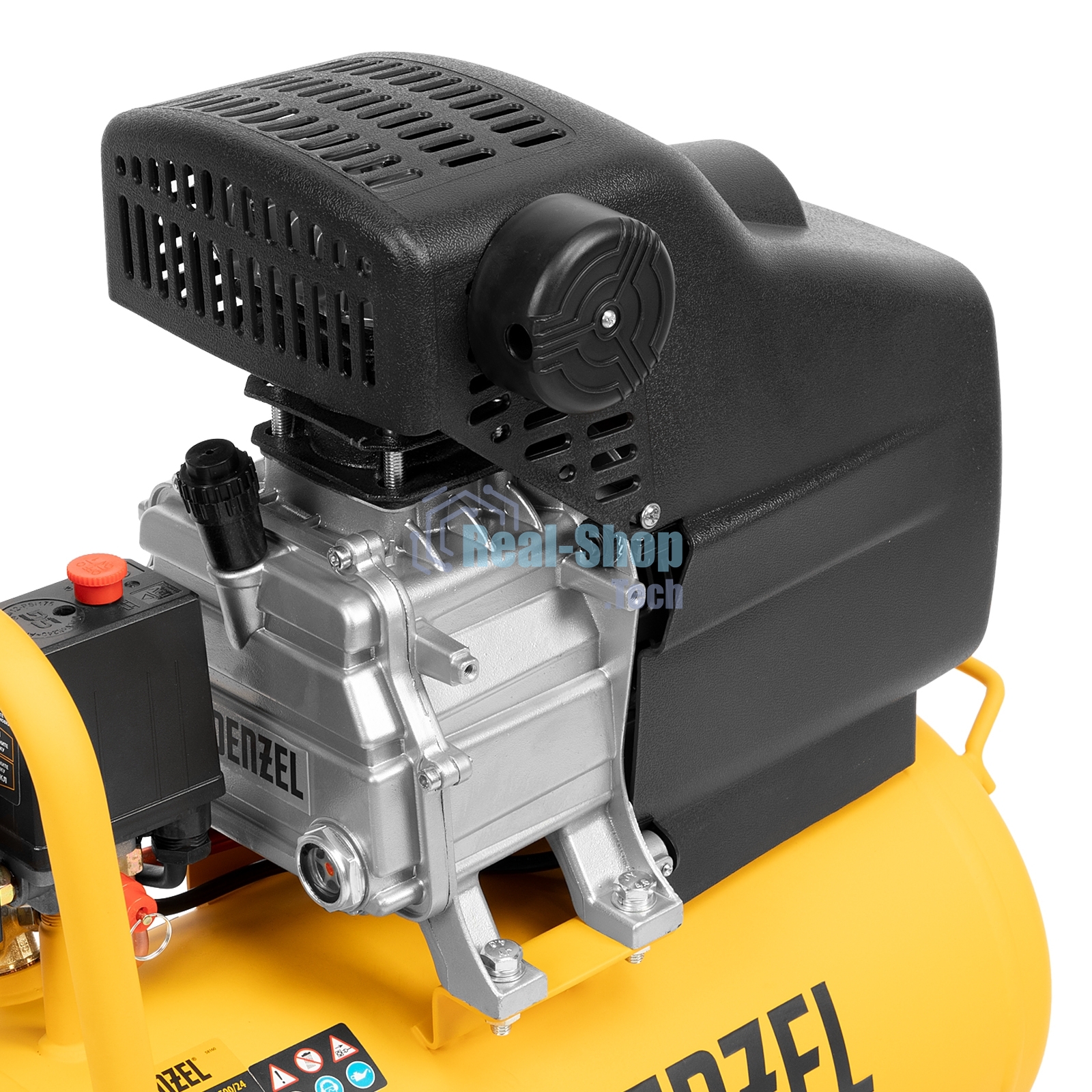 Компрессор воздушный Denzel DC1500/24 прям. привод, 1,5 кВт, 24 литра, 220 л/мин