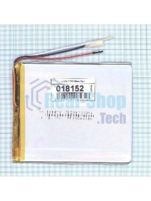 Аккумулятор Li-Pol (батарея) 3x95x105мм 3pin 3.7V/3600mAh