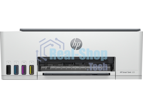 МФУ струйный HP Smart Tank 520 (1F3W2A), A4, цветной, печ. до 12 стр/мин. (ч/б) до 5 стр/мин. (цвет), 1200 x 1200 dpi, USB