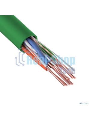 Кабель информационный Rexant cat.5e U/UTP 4 пары 24AWG нг(А)-LSLTx внутренний 305м зеленый