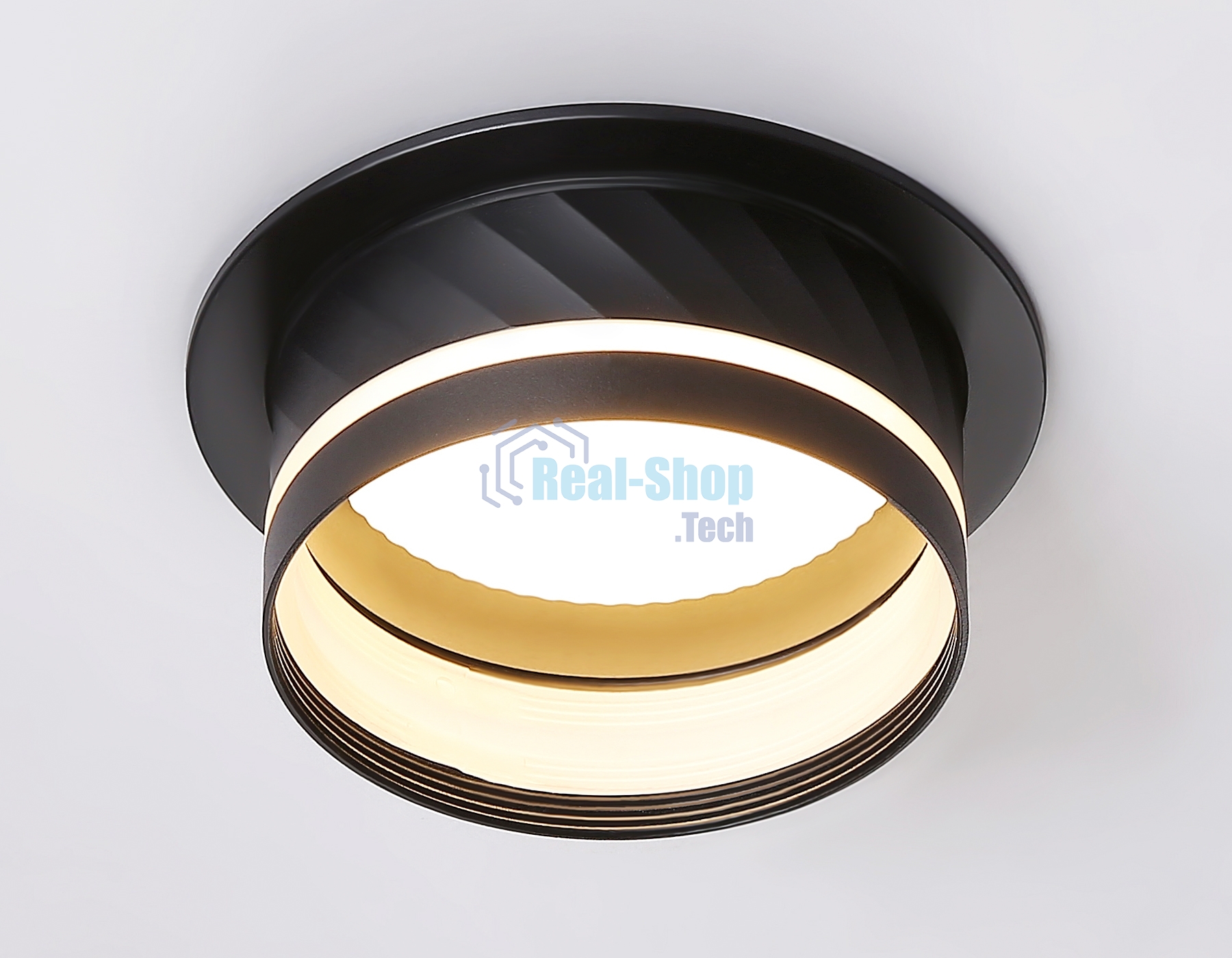 Светильник Ambrella light TN5219 BK черный GX53 D110*50