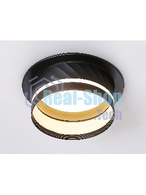 Светильник Ambrella light TN5219 BK черный GX53 D110*50