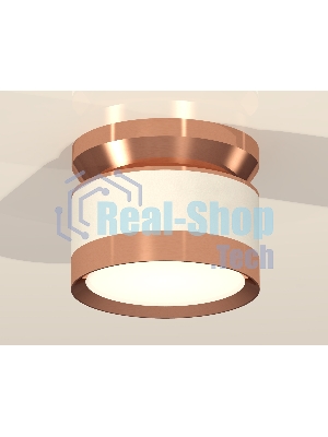 Светильник Ambrella Light XS8101065 SWH/PPG белый песок/золото розовое полированное GX53 (N8912, C8101, N8126)
