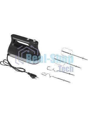 Миксер Vitek VT-HM1001 черный/серебристый, ручной, 700 Вт, 5 скоростей