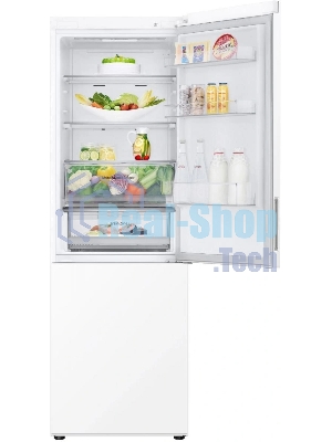 Холодильник LG GC-B459AQQW белый двухкамерный 234/110л морозилка снизу, No Frost