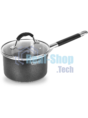 Ковш Rondell Stern RDS-008, 1.9л, с крышкой 16см, серый
