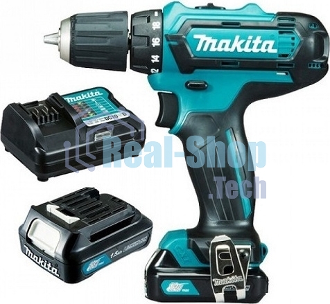 Дрель-шуруповерт аккумуляторная Makita DF333DWYE Аккумуляторная, Кейс