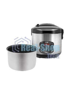 Мультиварка Centek CT-1490 (сталь)скороварка,1000Вт; 5.0л, 8 программ, ненагр крышка, а/п покр(4)