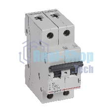 Выключатель автоматический модульный Legrand 2п C 40А 4.5кА RX3 Leg 419701 1199883