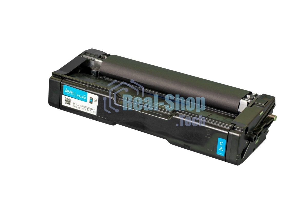 Тонер-туба Sakura SPC250EC (407544) для Ricoh Aficio SP C250/C260/C261, синий, 1600 к.