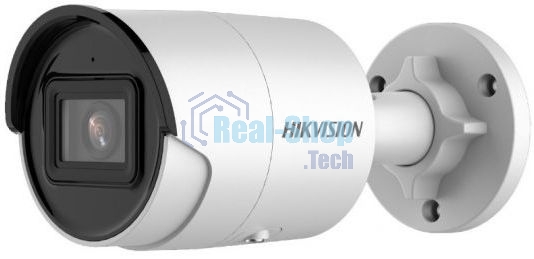 Камера видеонаблюдения цилиндрическая Hikvision DS-2CD2083G2-IU(4мм) 8Мп уличнаяс EXIR-подсветкой до 40м и технологией AcuSense1/2.8