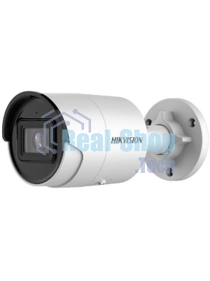 Камера видеонаблюдения цилиндрическая Hikvision DS-2CD2083G2-IU(4мм) 8Мп уличнаяс EXIR-подсветкой до 40м и технологией AcuSense1/2.8