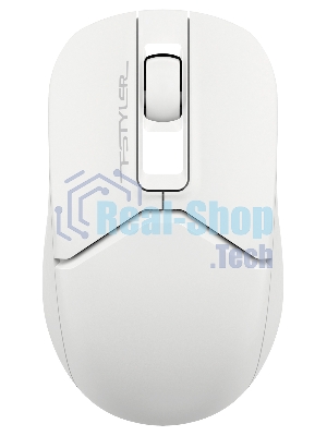 Мышь беспроводная A4Tech Fstyler FB12 белый, 1200 dpi, радиоканал, Bluetooth, USB, кнопки - 3