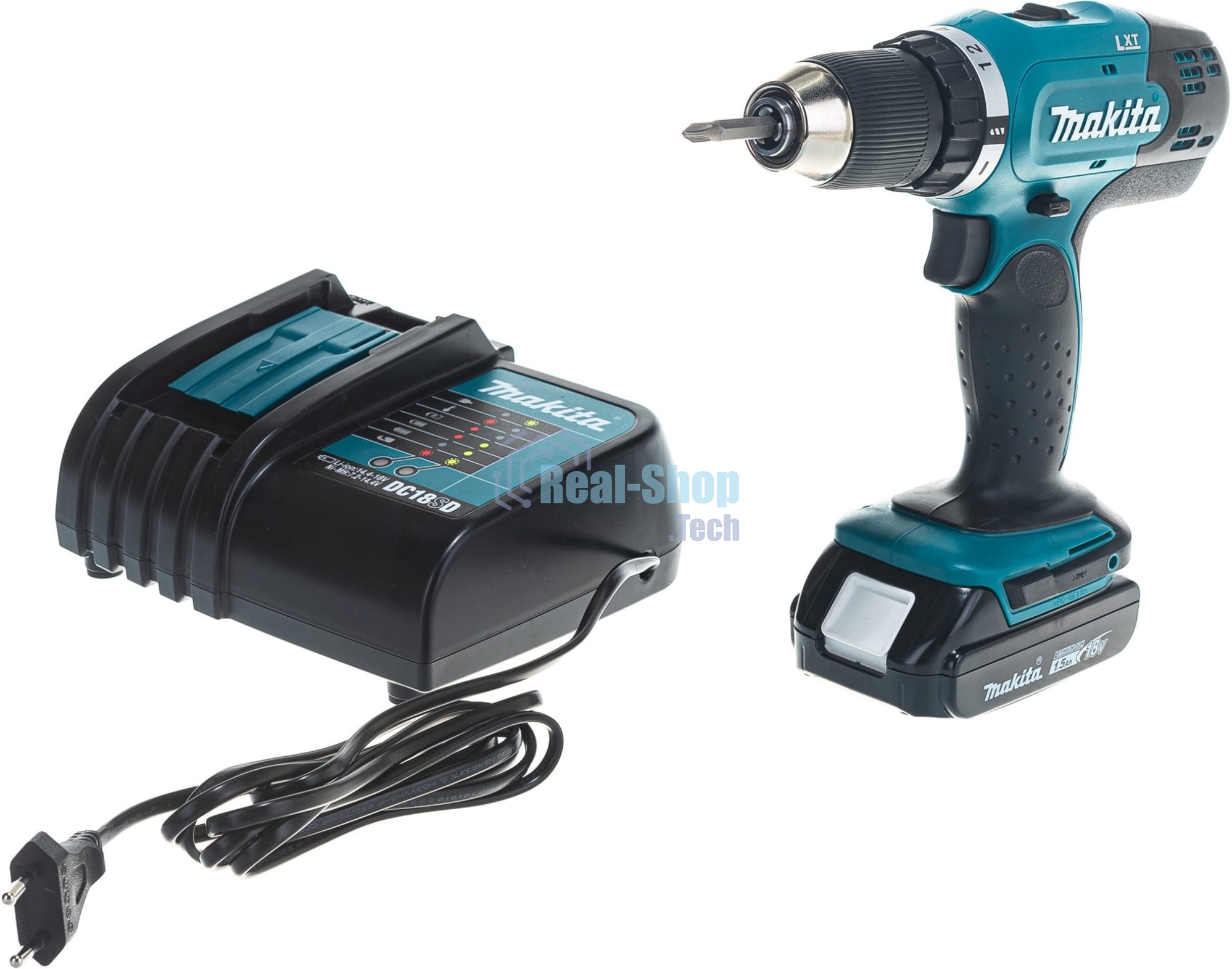 Дрель акк. Makita DDF453SYX5 (190497)18В 1х1.5Ач Li-ion БЗП