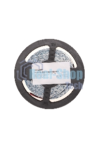 Лента светодиодная Rexant 12В, SMD2835, 9,6Вт/м, 60 LED/м, 3000K, 8мм, 5м, IP20