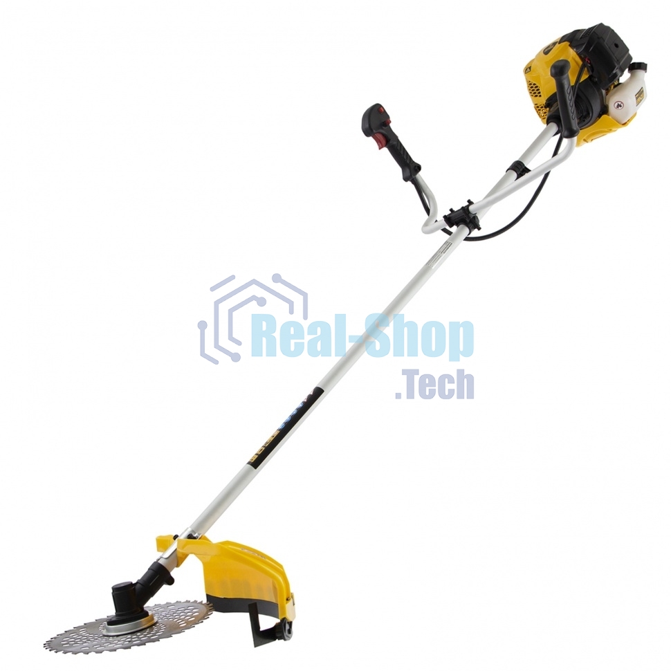 Триммер бензиновый Denzel DTL-43, 43 см3, неразъемная штанга, состоит из 2 частей