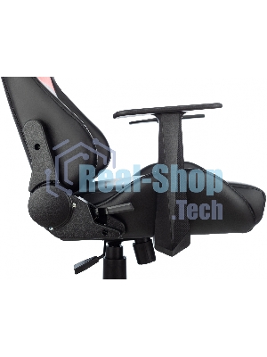 Кресло Zombie Game Penta черный/красный, экокожа, 120 кг, механизм качания