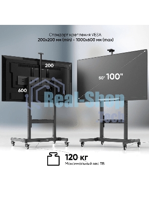 Стойка для телевизора ONKRON TS1991 черный 50